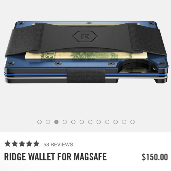 Ridge MagSafe Wallet, Alpine Navy, NIB - Picture 4 of 6